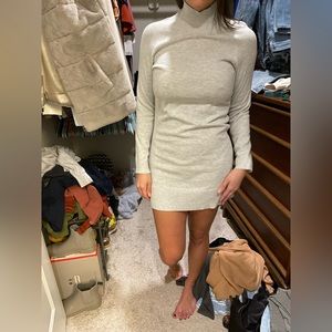 NWOT lululemon keep it cozy silk blend high neck knit dress